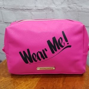 Juicy Couture Hot Pink Wear Me Makeup Bag